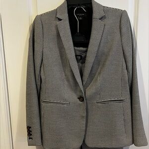 Ann Taylor Houndstooth Blazer and Skirt, Size 4